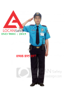 Đồng phục bảo vệ ngắn tay nam nữ thông tư 08, trang phục bảo vệ chuyên nghiệp có in thêu logo công ty - 005