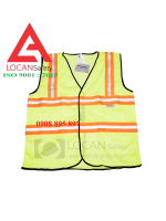 Áo phản quang 3M cho kỹ sư công nhân xây dựng, áo gile lưới phản quang cao cấp - 004