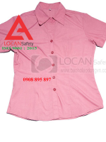Quần áo bảo hộ lao động, đồng phục nữ công nhân ngắn tay - 036
