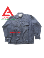 Quần áo jean bảo hộ lao động ngành điện lực, đồng phục công nhân điện lực vải jean xanh - 115