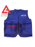 Áo ghi lê bảo hộ lao động cơ khí xây dựng vải kaki may nhiều túi hộ cao cấp - GL008