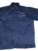 Quần áo bảo hộ lao động khai khoáng may sẵn, đồng phục công nhân khai thác than, khoáng sản màu xanh dương - 002