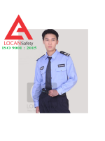 Đồng phục bảo vệ - vệ sĩ chuyên nghiệp, trang phục bảo vệ dài tay có in thêu logo công ty - 020