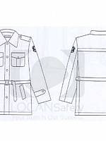 Áo ấm nam trang phục bảo vệ thông tư 08 - 033
