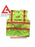 Áo phản quang vải lưới cơ điện và công nghệ thông tin TECHGEL có in thêu logo - 045