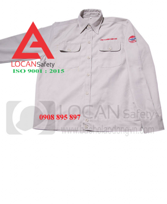 Quần áo bảo hộ lao động ngành xi măng, đồng phục công nhân nhà máy xi măng - 007