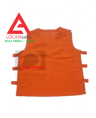Áo ghi lê đồng phục vải kaki màu cam - GL019