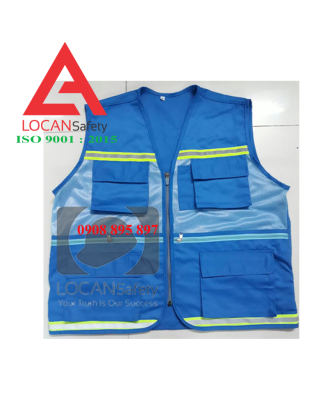 Áo ghi lê bảo hộ lao động kỹ sư bảo trì sữa chữa ô tô xe máy vải kaki may nhiều túi hộp - GL027