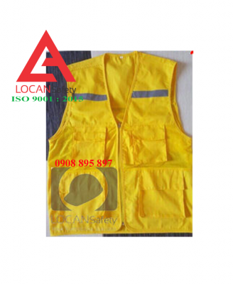 Áo ghi lê bảo hộ lao động nhân viên kho lạnh vải kaki may nhiều túi hộp - GL028