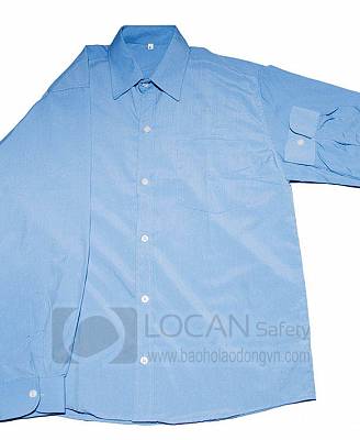 Quần áo bảo hộ lao động vệ sinh công nghiệp vải kaki, đồng phục công nhân vệ sinh công nghiệp dài tay - 023