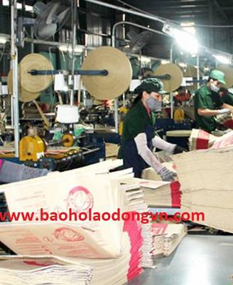 Quần áo bảo hộ lao động công nhân sản xuất bao bì - 188