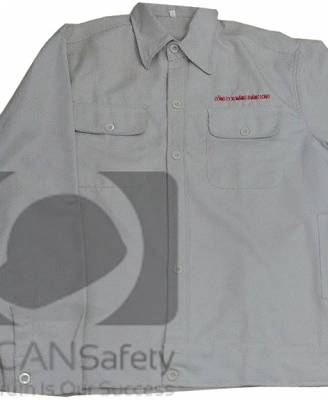 Quần áo bảo hộ lao động kaki túi hộp, đồng phục công nhân cơ khí xây dựng cao cấp - 057