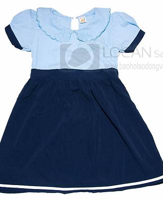 Đồng phục học sinh nữ tiểu học, áo và váy học sinh nữ cấp 1 - 005
