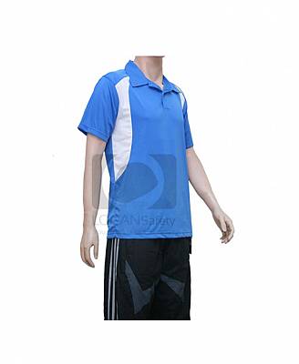 Đồng phục thể dục học sinh trung học phổ thông, áo thể dục cấp 3 vải thun cotton - 038