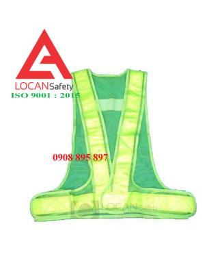 Áo phản quang lưới chữ A đi phượt, áo phản quang kỹ sư công nhân xây xựng- 012