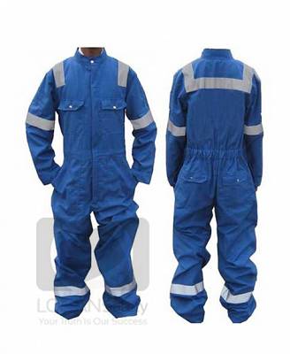 Áo liền quần bảo hộ lao động may phản quang cho kỹ sư công nhân dầu khí - 018