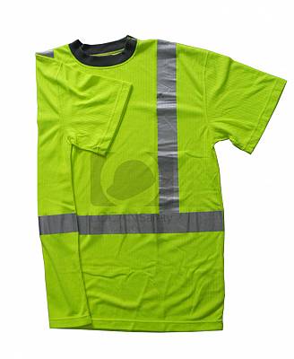 Áo thun phản quang đồng phục công ty màu xanh chuối - 021