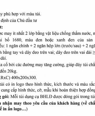 Túi dụng cụ BHLĐ
