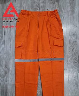 Quần áo công nhân ngành điện lực vải pangrim 6517