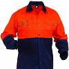 Quần áo bảo hộ công nhân luyện kim vải kaki phối nhiều màu - 054