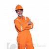 Quần áo bảo hộ lao động điện lực may phản quang cao cấp, đồng phục công nhân điện lực vải kaki cam - 041