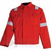 Áo vải bảo hộ lao động phối phản quang, áo phản quang kỹ sư có túi - 032